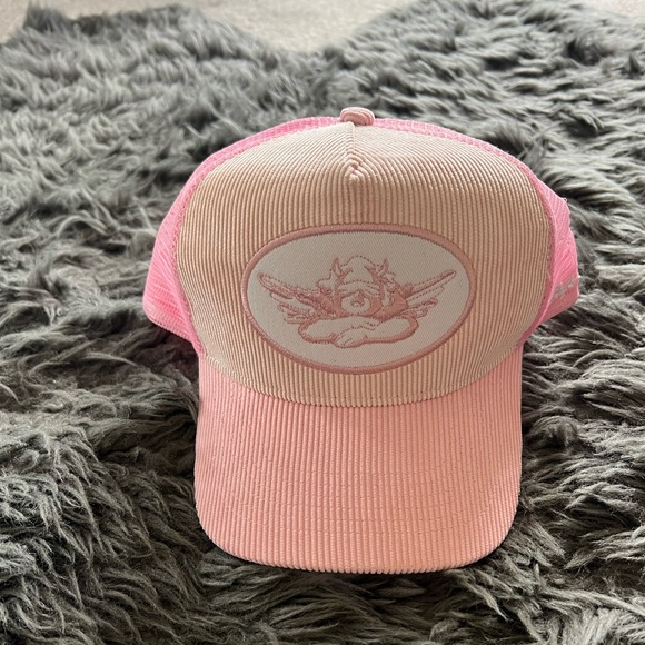 Boys Lie Accessories - Boys Lie pink trucker hat